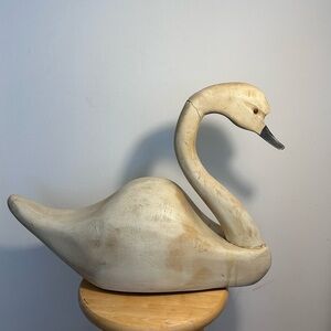 Primitive Swan Wall Art